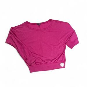 Alo yoga pink cropped top
